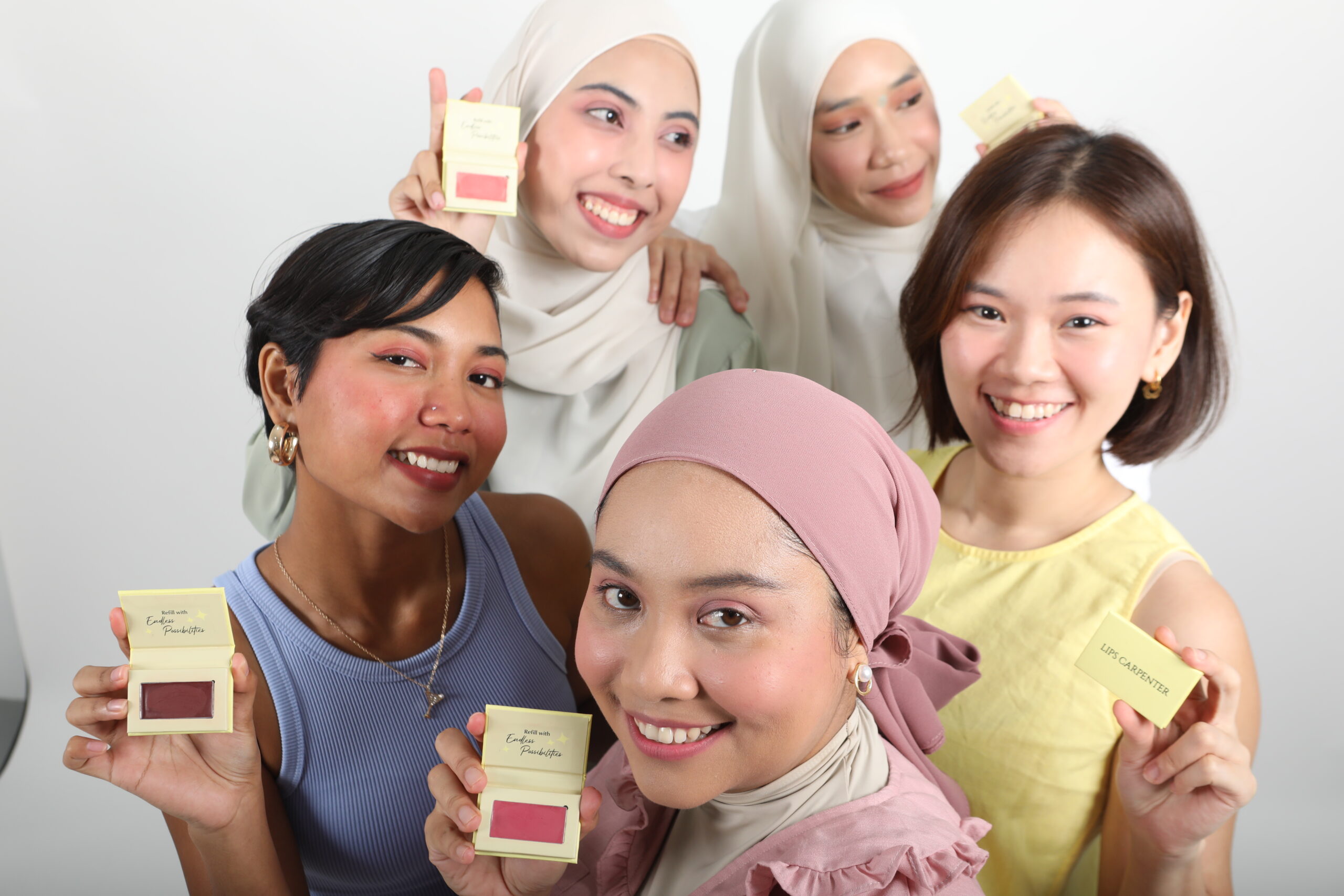 Blush for different skin tone